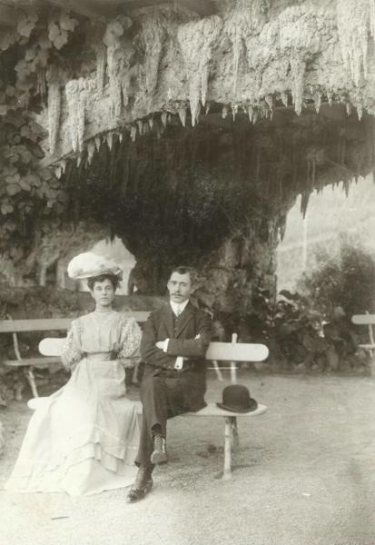 Портрет семейной пары, 1900-е, Таврическая губ., дер. Гурзуф