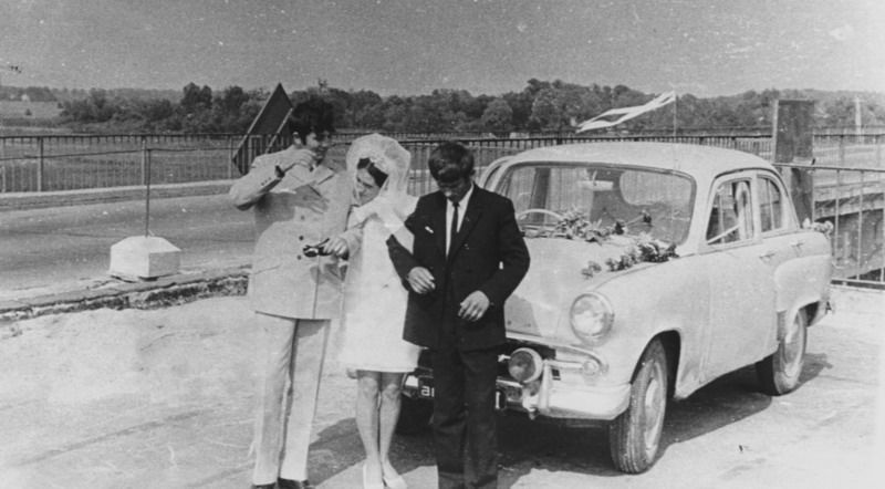 На Берлинском мосту, 1960-е. Из семейного архива С. А. Маршанцевой.