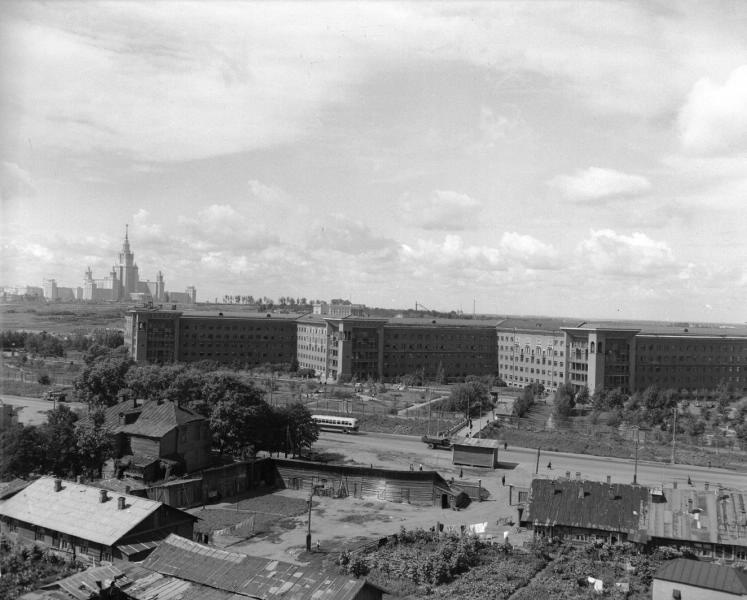 Новостройки и здание МГУ, 1953 - 1959, г. Москва