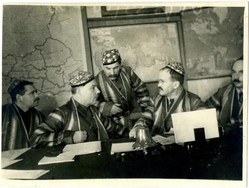 Климент Ворошилов, Иосиф Сталин, Вячеслав Молотов, 1930-е, г. Москва