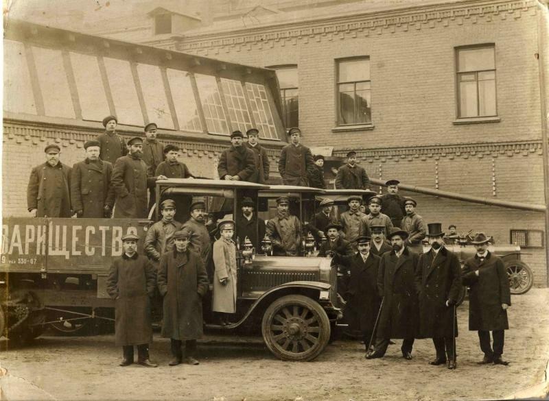 Автомобильная мастерская и гараж «Северного товарищества промышленности и торговли», 1911 год, г. Санкт-Петербург