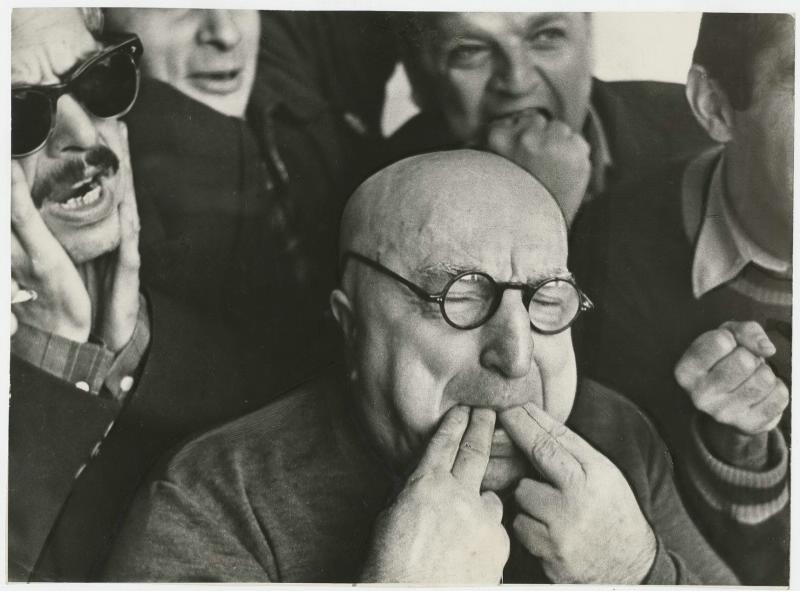 Болельщики, 1960-е. Выставка «10 лучших фотографий болельщиков» с этим снимком.
