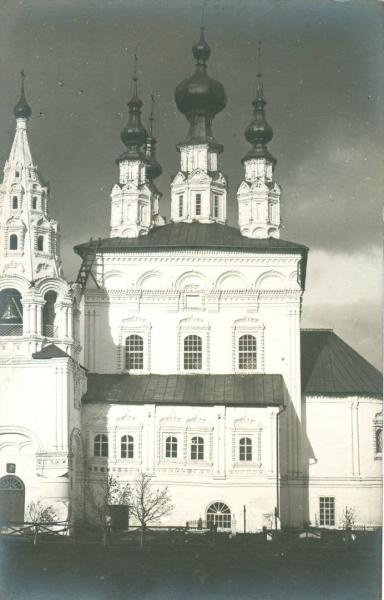 Троицкая церковь Ризоположенского монастыря, 1911 год, Владимирская губ., г. Суздаль. Выставка «На выходные в Суздаль» с этим снимком.&nbsp;