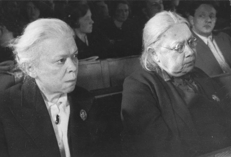 Мария Ульянова и Надежда Крупская в Кремле, 1930 - 1937, г. Москва