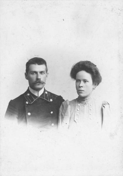 Портрет мужчины и женщины, 1910 - 1916, г. Санкт-Петербург