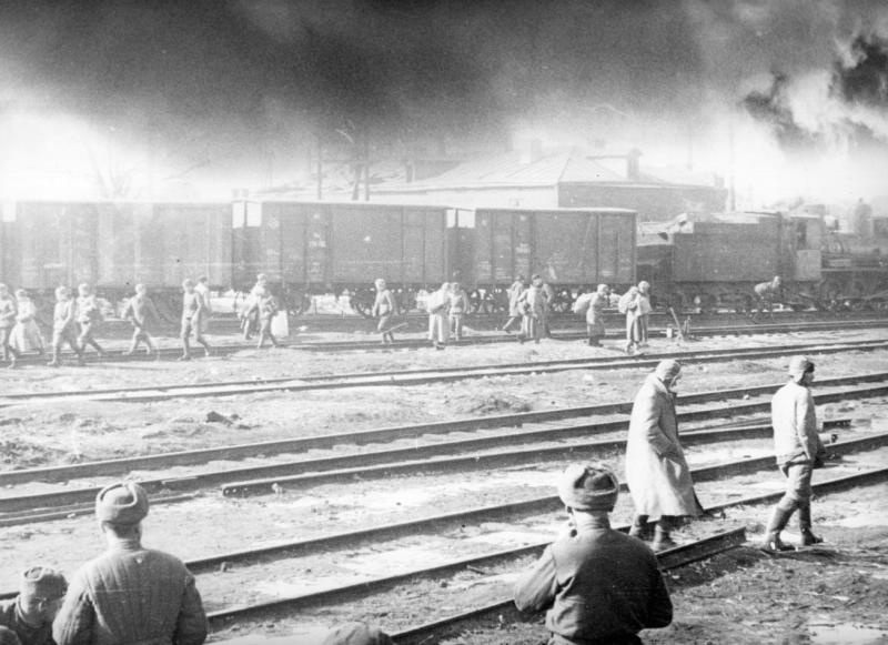 Железнодорожная станция Лиски, март - май 1943, Воронежская обл., г. Лиски