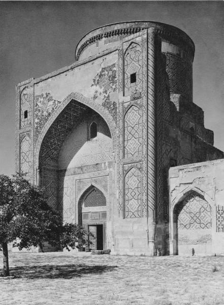 Медресе Тилля-Кари, 1947 год, Узбекская ССР, г. Самарканд. Построено в XVII веке.