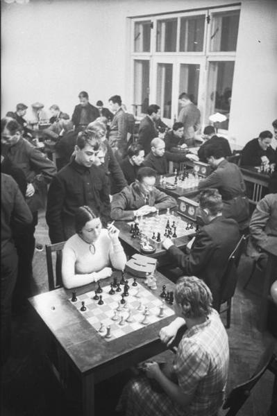 Клуб металлургов. Шахматная комната, 1937 год, г. Магнитогорск