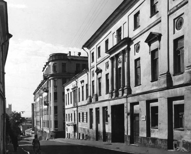 Жилой дом в Спасоглинищевском переулке, 1970-е, г. Москва