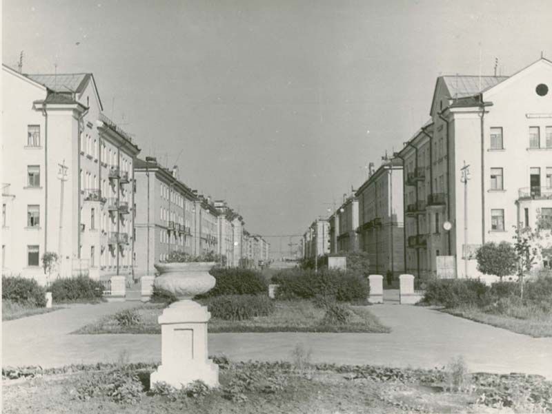 Улица Металлургов, 1957 год, г. Череповец и Череповецкий район