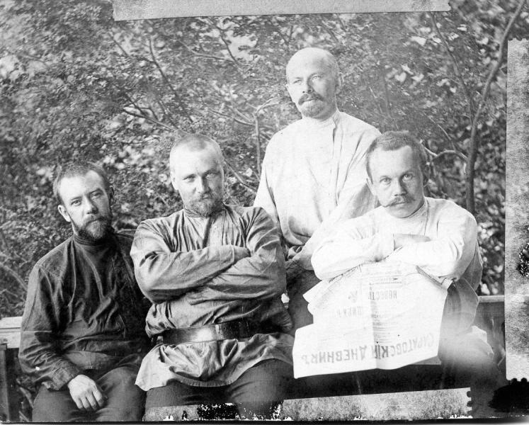 Портрет четырех мужчин, 1900 - 1907, Саратовская губ.