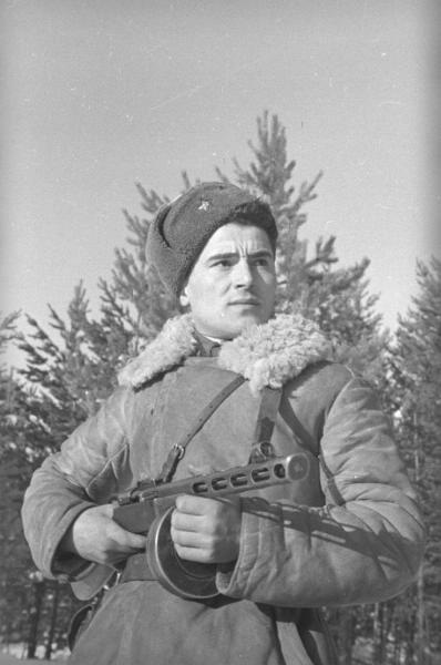 «Старший сержант Мельдзихов, убивший в одном бою 108 немцев», 1941 - 1945, СССР
