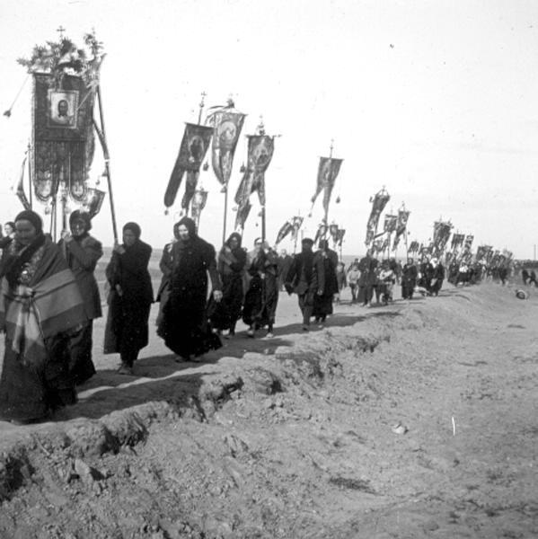 Крестный ход в сельской местности, 1910-е