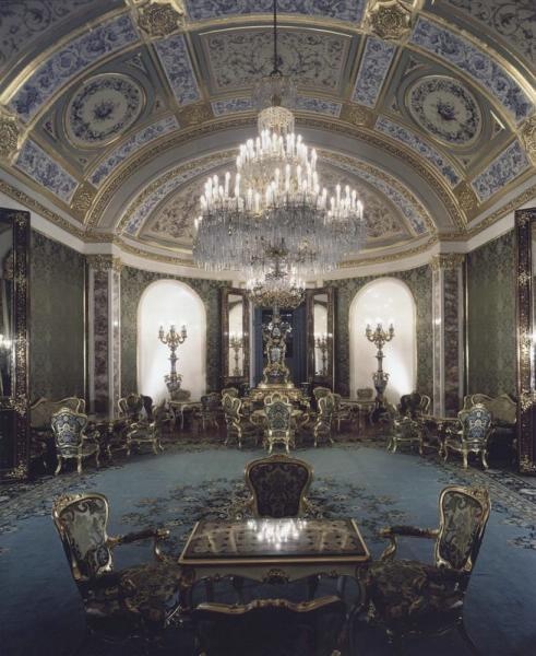 Зеленая гостиная Большого Кремлевского дворца, 1995 год, г. Москва