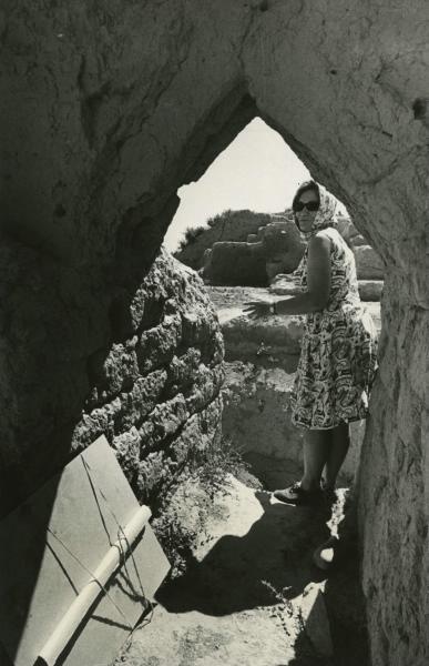 Галина Шишкина - руководитель раскопками городища Афрасиаб, 1966 - 1972, Узбекская ССР