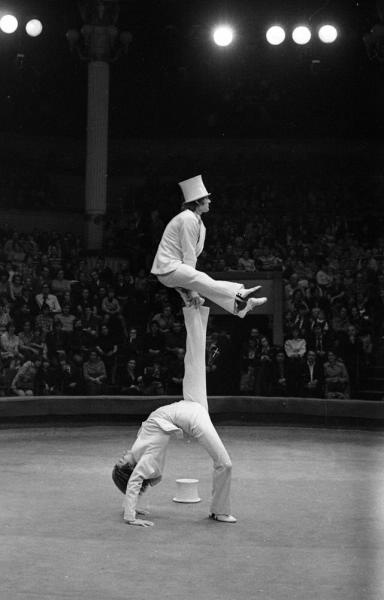 Фото "Акробаты-вольтижеры Виктор Багров и Геннадий Тарасов", 1978 год ...