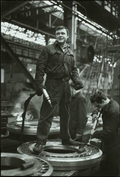 Рабочий, 1965 - 1969. Выставка «Рабочий класс. Мужчины» с этой фотографией.&nbsp;