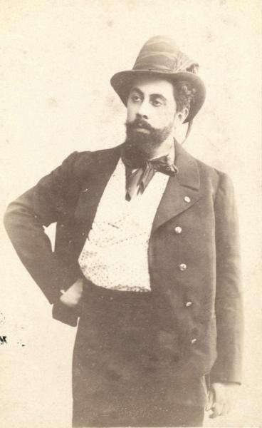 Портрет актера, 1870-е, г. Санкт-Петербург
