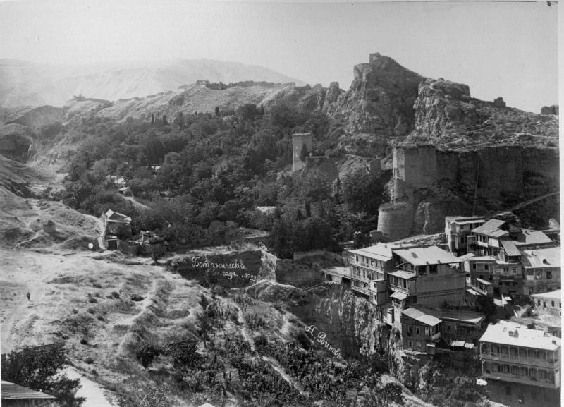 Виды Тифлиса. Ботанический сад, 1890-е, Тифлисская губ., г. Тифлис