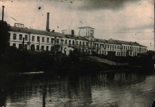 До революции красильно-отделочная фабрика Коншиных, 1910-е, г. Серпухов