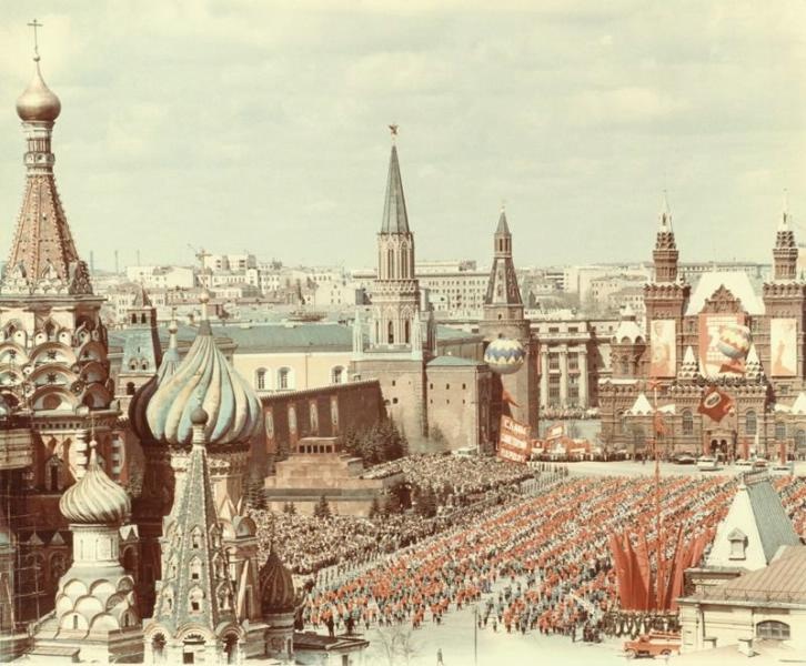 На Красной площади, 1970-е, г. Москва