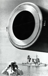 На страже, 1936 год. Выставки: «Балтфлот не подведет»&nbsp; и «Страшная сила» с этой фотографией.&nbsp;