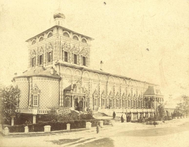 «Вид Трапезной церкви в Сергиевской Лавре», 1890 - 1900, Московская губ., г. Сергиевский посад