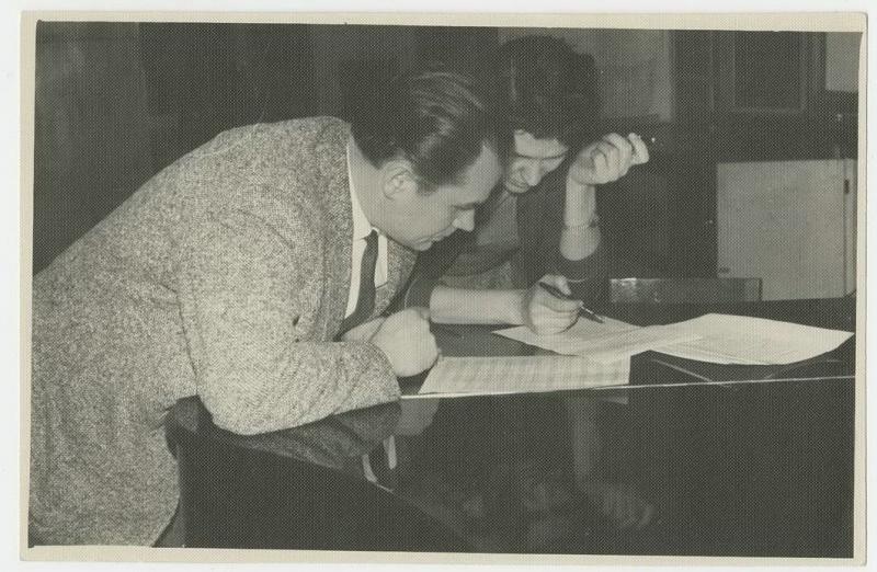 Певец Георг Отс и А. Каталина, 1955 - 1963, г. Москва