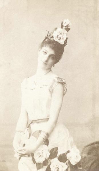 Портрет танцовщицы из балета Петипа, 1870-е, г. Санкт-Петербург