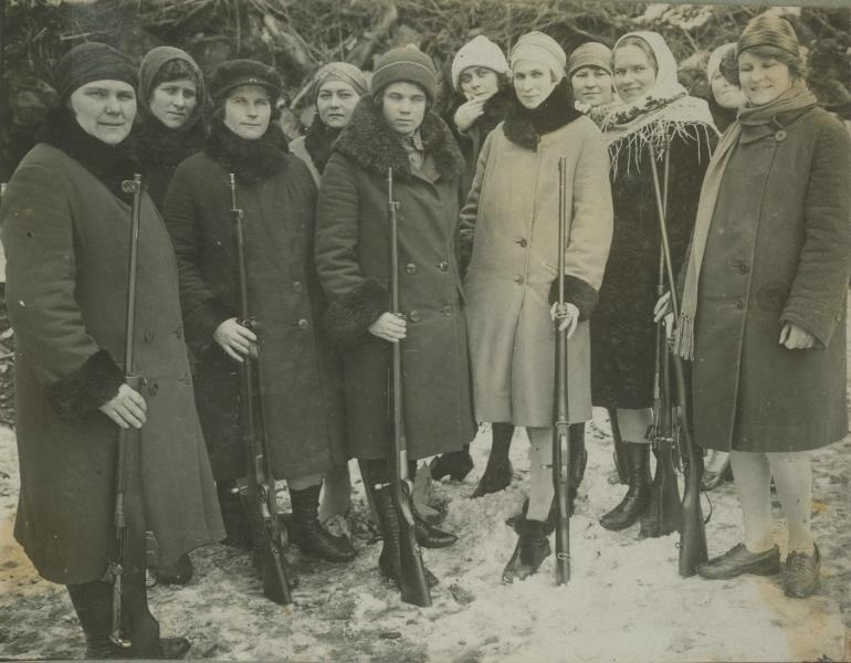 Женский стрелковый кружок 132-го полка, 1930-е