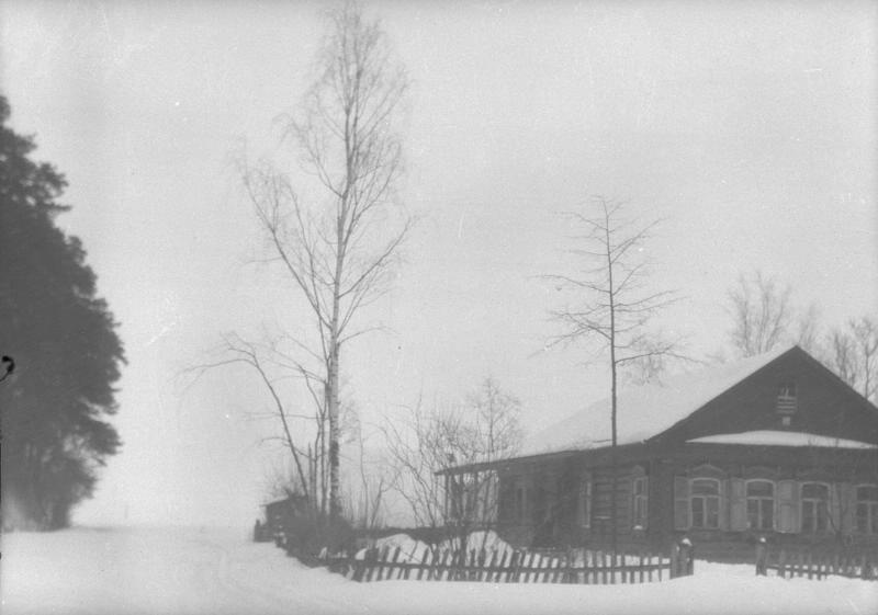 Зимний сельский пейзаж, 1900-е