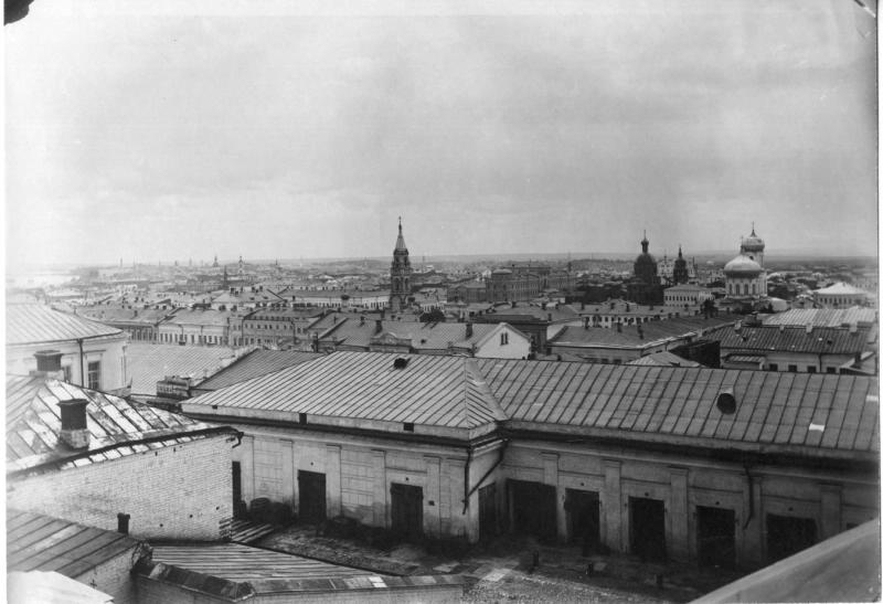 Вид города, 1900-е, г. Казань. Авторство снимка приписывается М. П. Дмитриеву.