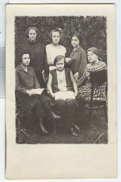 Литературная группа 7 «Б», 1928 год, г. Рязань