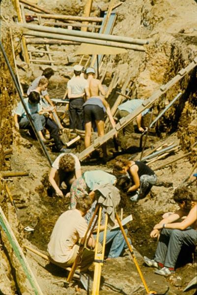 Археологические раскопки, 1989 год, г. Москва