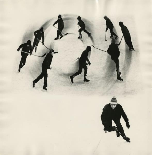 Хоккей с мячом, 1970-е. Выставки «Искусство движения» с этой фотографией.&nbsp;