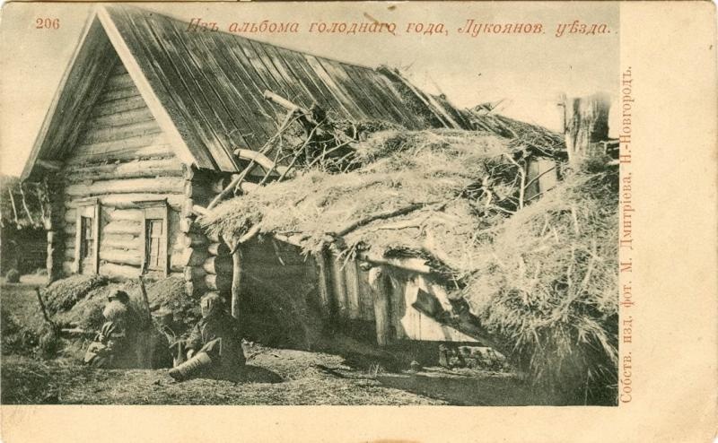 Из альбома голодного года, 1891 - 1892, Нижегородская губ., Лукояновский у.. Из серии «Неурожайный год в Нижегородской губернии».