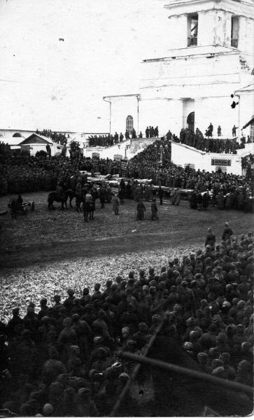 Похороны жертв Гражданской войны, 15 июня 1918, пос. Воткинский завод. С 1935 года город Воткинск.