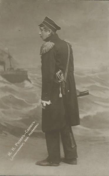 Михаил Николаевич Розен-Санин в роли адмирала Нахимова в постановке «Севастополь», 1900-е