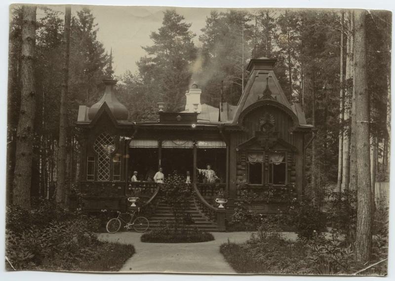 Групповой портрет на подмосковной даче, 1900 - 1905, Московская губ., Московский у.