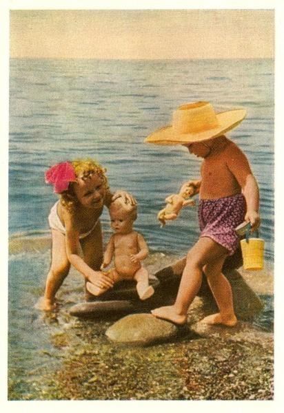 «Вымоем куклу!», 1950-е