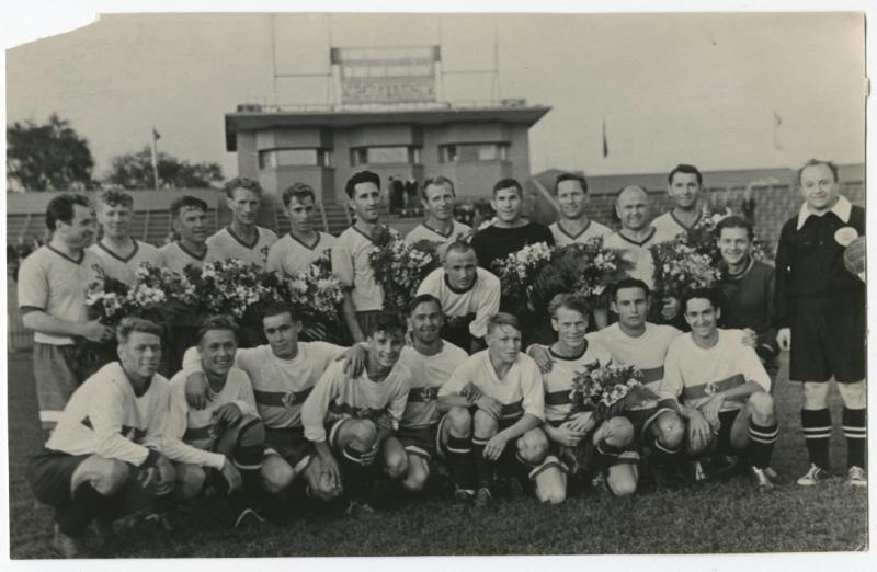 Футбольная команда «Динамо», 1950-е, г. Москва