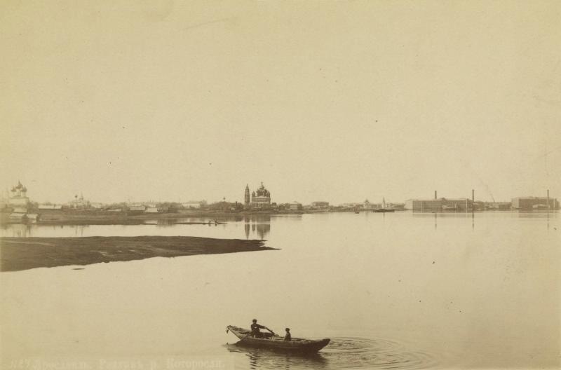 Разлив реки Которосли, 1880-е, г. Ярославль
