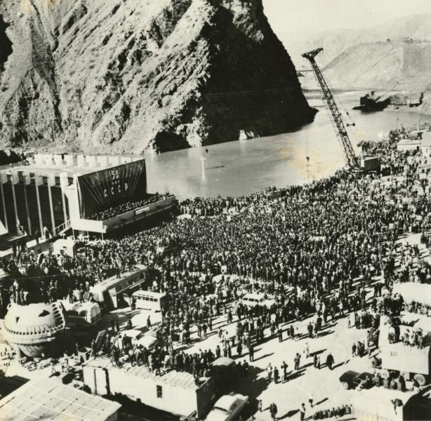 Открытие ГЭС, 1972 год, Таджикская ССР