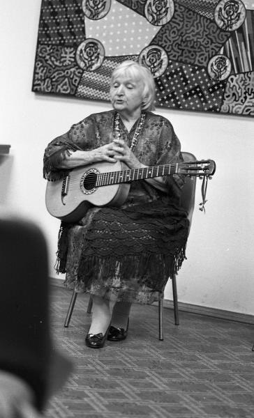 Певица, актриса, поэтесса Татьяна Ивановна Лещенко-Сухомлина, 24 августа 1989, г. Москва