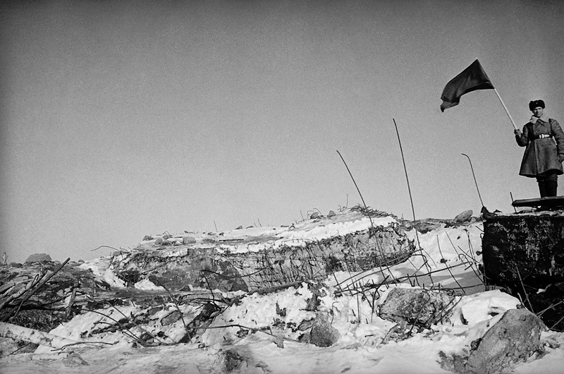 На линии Маннергейма, февраль 1940