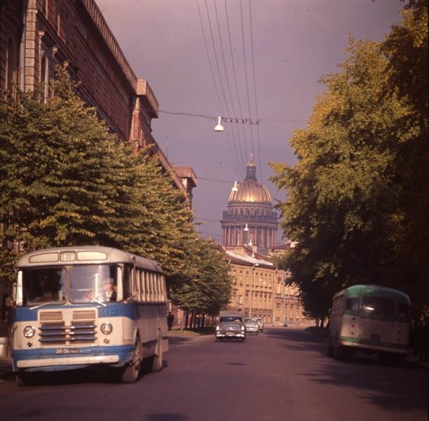 Вид на Исаакиевский собор, 1961 - 1969, г. Ленинград