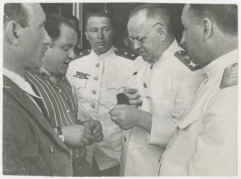 Николай Славин, Георгий Жуков, Алексей Антонов, 1945 год