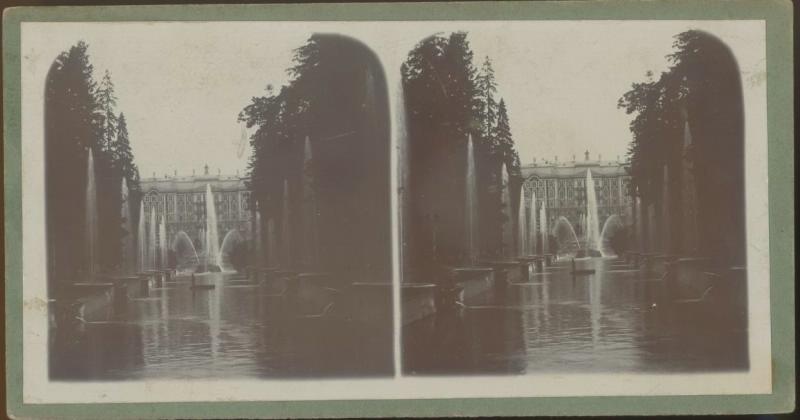 Каскадный фонтан в Петергофе, 1890 - 1909, Санкт-Петербургская губ., г. Петергоф