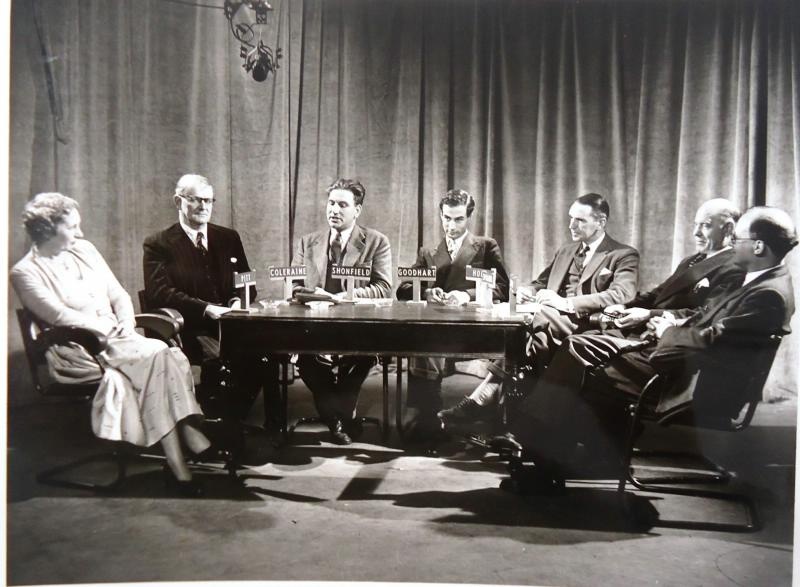 Члены британской делегации в Москве, 1955 год