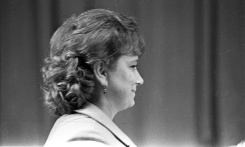 Певица Тамара Милашкина, 1976 год, г. Москва. Торжественное заседание, посвященное 200-летию Большого театра.